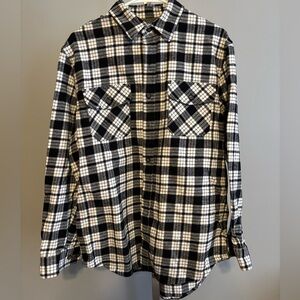 Anchorage expedition flannel. Black And White. Men’s Size Large.